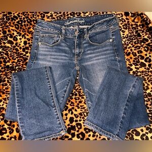 American Eagle Woman’s Size US 8 Skinny Regular Blue Jeans